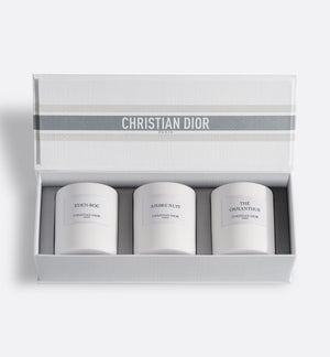 Scented Candle Discovery Set | Discovery Set of 3 Scented Candles - Ambre Nuit, Eden-Roc and Thé Osmanthus