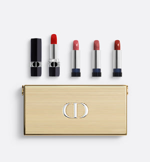 Rouge Dior Makeup Clutch - Limited Edition | Lipstick Collection - 1 Lipstick and 3 Refills
