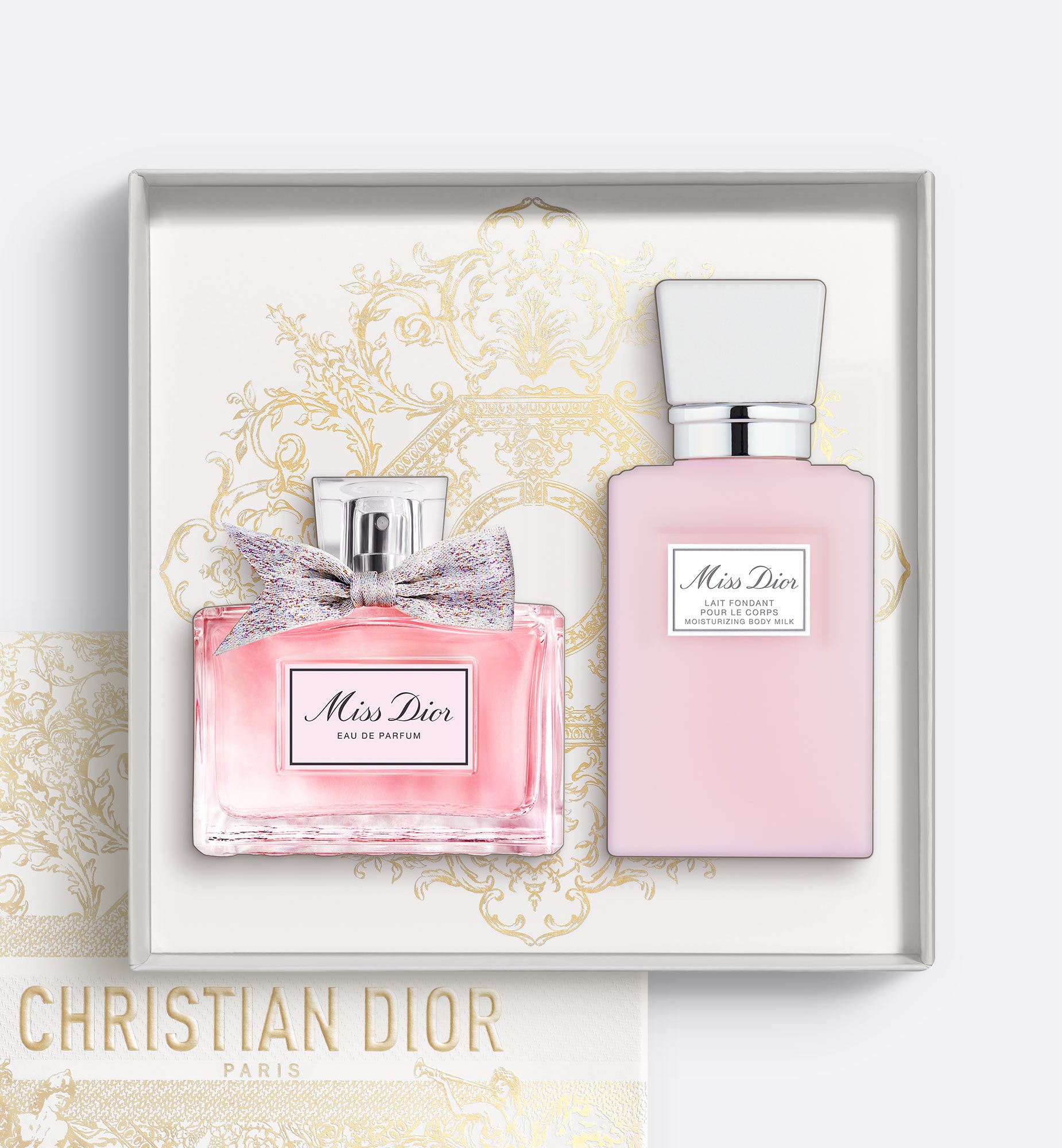 Miss Dior Eau de Parfum & Moisturizing Body Milk Gift Set | Miss Dior Set - Eau de Parfum and Body Milk