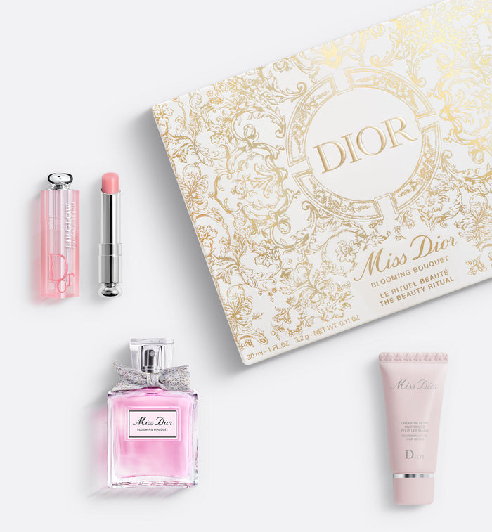 Miss Dior Blooming Bouquet香薰及美妝禮盒 | Dior套裝 - 淡香薰、潤唇膏、修護手霜