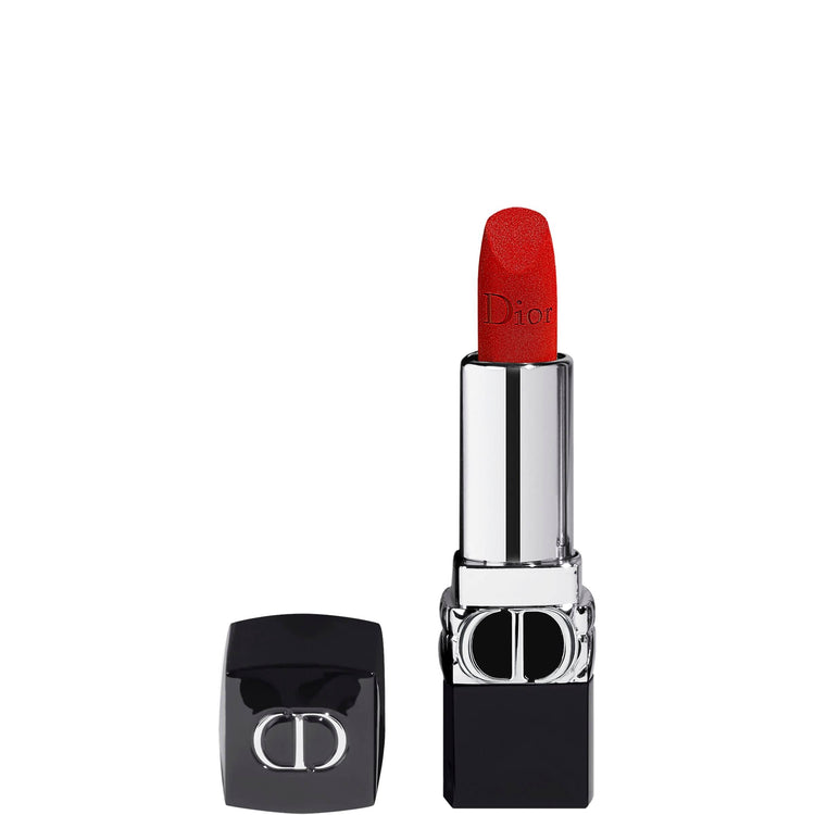 New Rouge Dior makeup VELVET 999 Lipstick 2021vs LISA ELDRIDGE VELVET  RIBBON and mat formula  YouTube