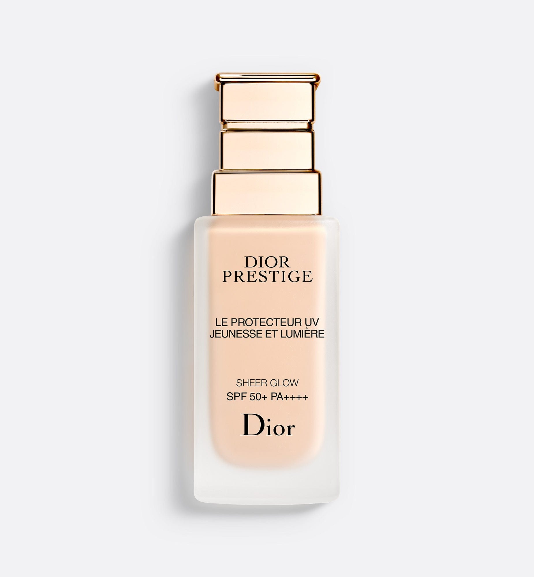 Dior Prestige Light-in-White Le Protecteur UV Sheer Glow SPF50+ PA++++ | Exceptional Skin-Protecting and Correcting Fluid - Face and Neck