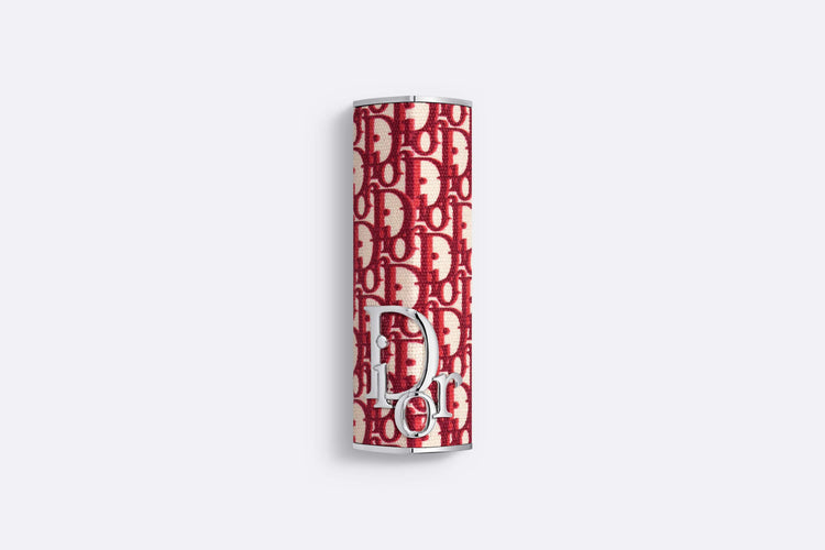 New Dior Addict Lipstick Case Limited Edition White Canvas Monogram